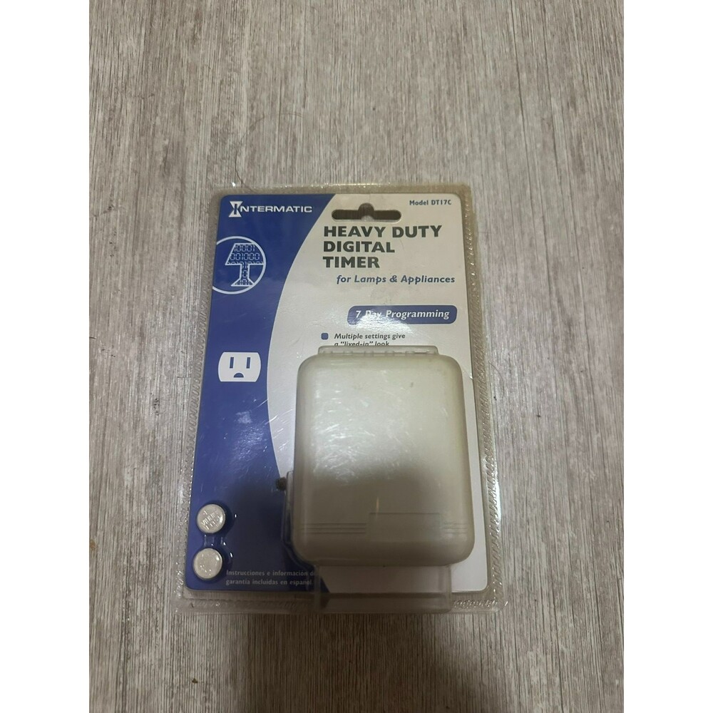 *SEALED*  Intermatic DT17C Heavy Duty Indoor Digital Timer 7-Day Program 15 Amps
